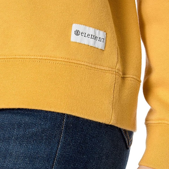 Small Element Women’s Crewneck Mineral Yellow NWT - Picture 7 of 14